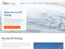 Tablet Screenshot of afcenergy.com